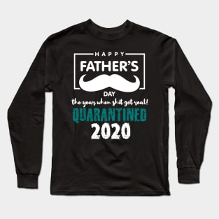 fathers day quarantine Long Sleeve T-Shirt